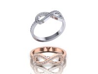Женское кольцо бесконечность Tiffany Infinity