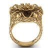 Перстень золотая кувшинка