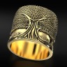 Парные кольца с изображением дерева жизни